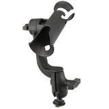 RAM Mount RAM Tube Jr.&trade; Fishing Rod Holder with RAM-ROD&reg; Revolution Ratchet/Socket System and Track Ball&trade; Base