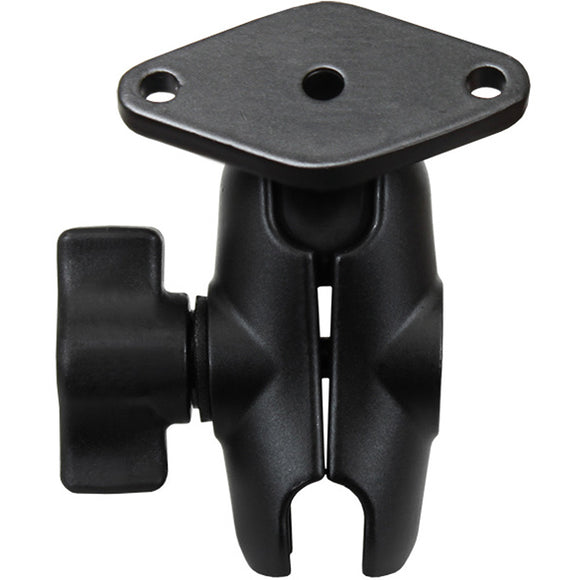 RAM Mount Short Double Socket Arm w/Diamond Base