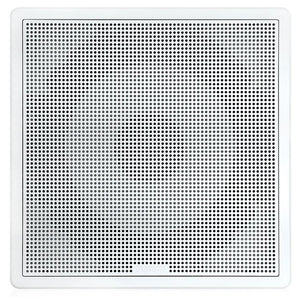 Fusion FM-S10SW FM Series 10" 400W Flush Mount Marine Subwoofer - Square Grill - White