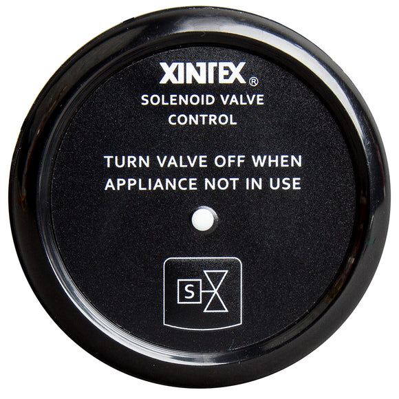 Fireboy-Xintex Propane Control & Solenoid Valve w/Black Bezel Display