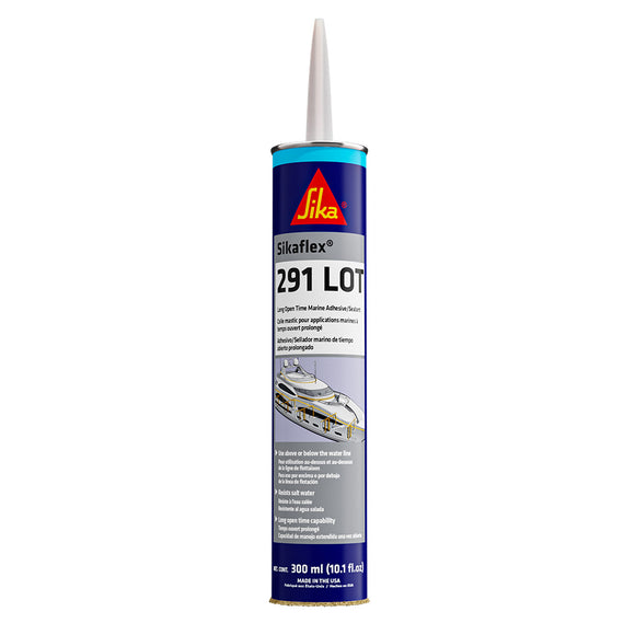 Sika Sikaflex® 291 LOT Slow Cure Adhesive & Sealant 10.3oz(300ml) Cartridge - White