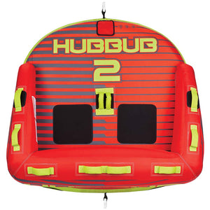 Full Throttle Hubbub 2 Towable Tube - 2 Rider - Red