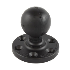 RAM Mount RAM&reg; Large Round Plate w/6-Hole Pattern &amp; Ball