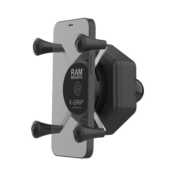 RAM Mount RAM® X-Grip® Phone Holder w/Ball & Vibe-Safe™ Adapter