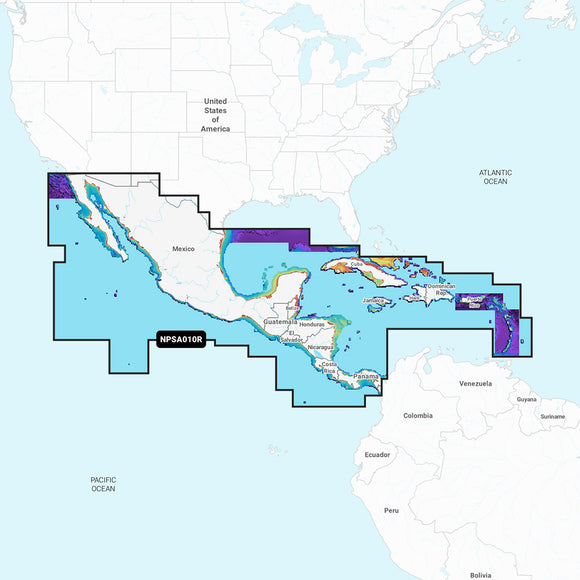 Navionics Platinum+ NPSA010R - Central America & Caribbean