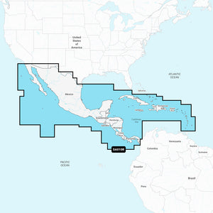 Navionics NASA010R - Central America &amp; Caribbean - Navionics+