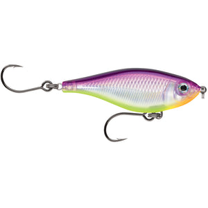 Rapala X-Rap&reg; Twitchin&rsquo; Mullet 3-1/8" Purple Chartreuse