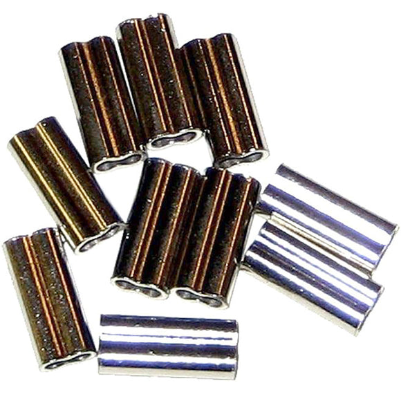 Rupp Nickel Crimp Sleeves - 10 Pack