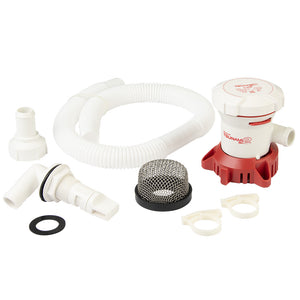 Attwood Tsunami MK2 T500 Manual Bilge Pump w/Installation Kit - 500 GPH &amp; 12V