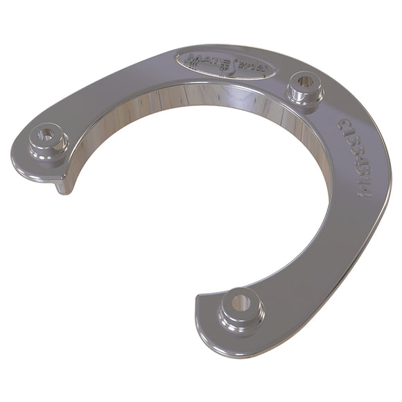 Mate Series Stainless Steel Rod & Cup Holder Backing Plate f/Round Rod/Cup Only f/3-3/4