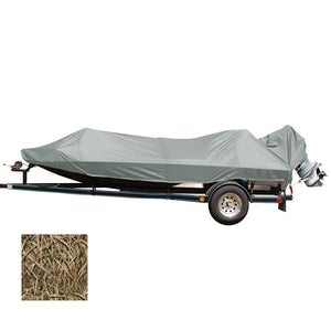 Carver Performance Poly-Guard Styled-to-Fit Boat Cover f/16.5&#39; Jon Style Bass Boats - Shadow Grass