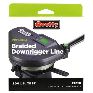 Scotty Premium Power Braid Downrigger Line - 400ft of 200lb Test