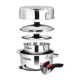 Magma 7 Piece Induction Cookware Set - Stainless Steel