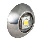 Lumitec Exuma Courtesy Light - Polished Stainless Housing - Warm White Light