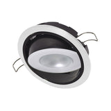 Lumitec Mirage Positionable Down Light - White Dimming, Red/Blue Non-Dimming - White Bezel