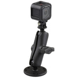 RAM Mount 1" Ball Mount w/Custom GoPro&reg; Hero Adapter