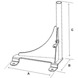 RAM Mount No-Drill&trade; Vehicle Base f/ &#39;98-21 Express Van, Savana Van + More