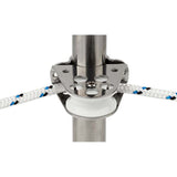 Schaefer Clamp-On Furling Line Stanchion Lead Block - 1" Ball Bearing