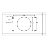 TACO T-Top Extrusion Plate Pre-Drilled f/Grand Slams - 30" - Pair