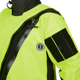 Mustang Sentinel&trade; Series Water Rescue Dry Suit - Fluorescent Yellow Green-Black - XXXL Short