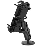 RAM Mount RAM&reg; Quick-Grip&trade; XL Spring-Loaded Phone Mount w/Drill-Down Base