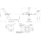 Scanstrut Tapered Radar Mast f/Radomes, Lights, Cameras, GPS/VHF Antennas