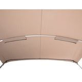 SureShade Power Bimini - Clear Anodized Frame - Beige Fabric