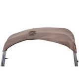 SureShade Power Bimini - Clear Anodized Frame - Beige Fabric