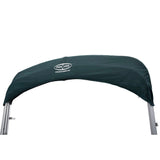 SureShade Power Bimini - Clear Anodized Frame - Green Fabric