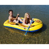 Solstice Watersports Sunskiff 2-Person Inflatable Boat Kit w/Oars &amp; Pump