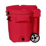 LAKA Coolers 30 Qt Cooler w/Telescoping Handle &amp; Wheels - Red