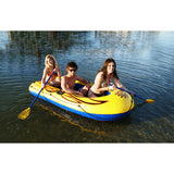 Solstice Watersports Sunskiff 3-Person Inflatable Boat Kit w/Oars &amp; Pump