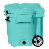 LAKA Coolers 30 Qt Cooler w/Telescoping Handle &amp; Wheels - Seafoam