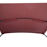 SureShade Power Bimini - Black Anodized Frame - Burgandy Fabric