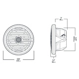 Roswell R1 6.5&rdquo; Marine Speakers - White - 80W RMS &amp; 160W Peak Power