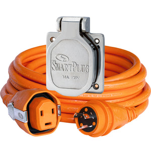 SmartPlug 30 AMP Dual Configuration Cordset &amp; Stainless Steel Inlet Combo - 50&#39;