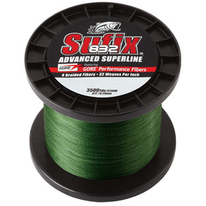 Sufix 832&reg; Advanced Superline&reg; Braid - 15lb - Low-Vis Green - 3500 yds