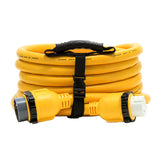 Camco 50 Amp Power Grip Marine Extension Cord - 25&#39; M-Locking/F-Locking Adapter