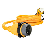 Camco 50 Amp Power Grip Marine Extension Cord - 25&#39; M-Locking/F-Locking Adapter