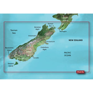 Garmin BlueChart&reg; g3 HD - HXPC417S - New Zealand South - microSD&trade;/SD&trade;