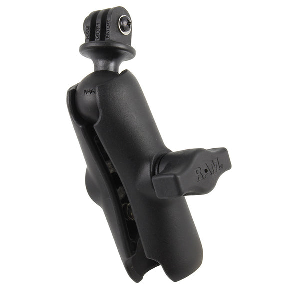 RAM Mount GoPro® Hero Adapter with Double Socket Arm